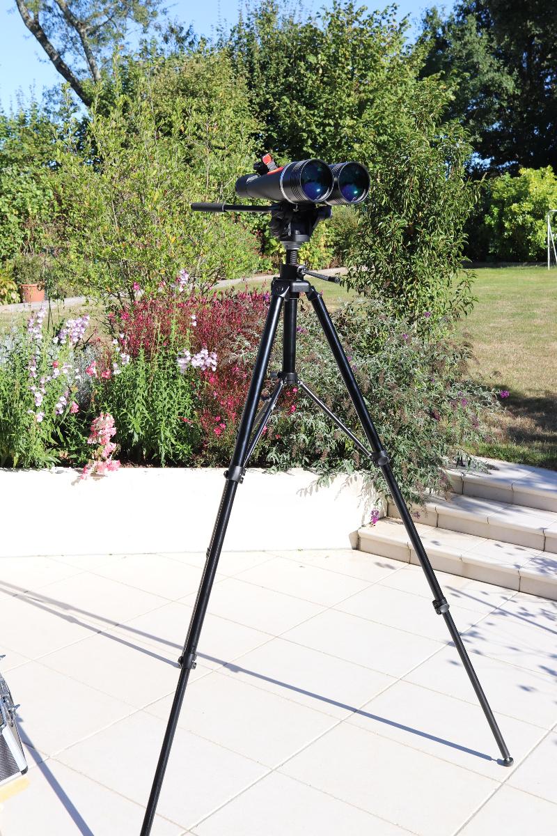 Jumelles 25X100 + trépied/tête video Manfrotto Jumelles 25X100 + trépied/tête video Manfrotto
