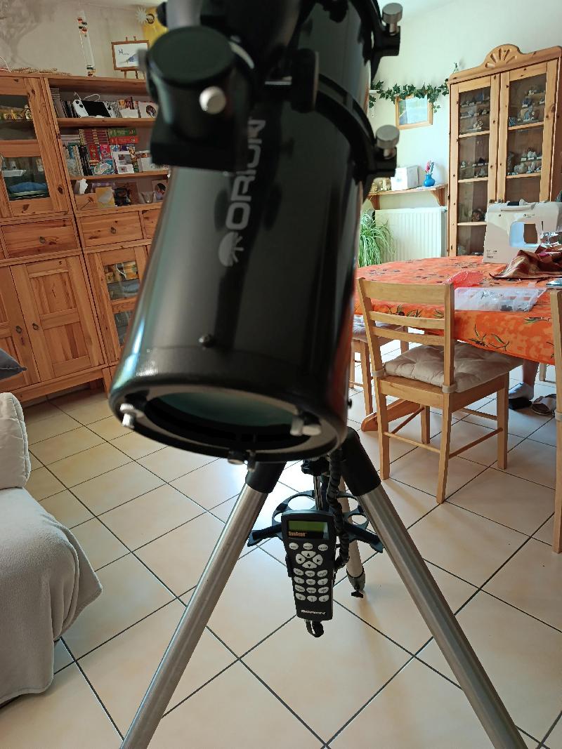 Vend mon setup Orion Sirius EQ G + Orion newton 150/750 et lunette de guidage