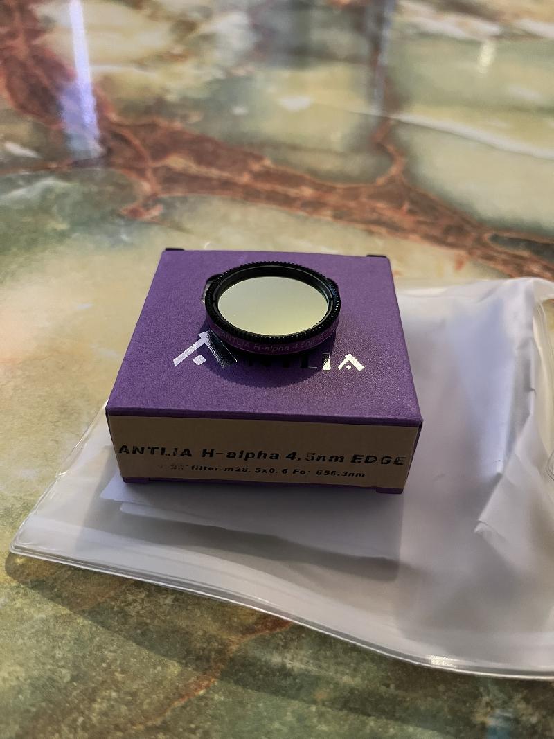 Filtre H Alpha et OIII 4,5nm Edge ANTLIA en 31,75mm