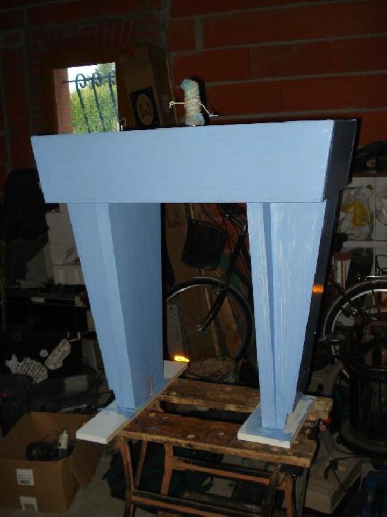 mise en peinture fourche