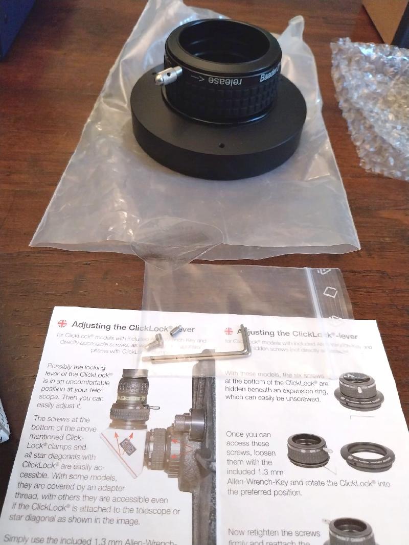 2" ClickLock 4.1" (104mm) pour focuser Feathertouch 3.5" (TEC-OS) NOUVEAU 2" ClickLock 4.1" (104mm) pour focuser Feathertouch 3.5" (TEC-OS) NOUVEAU