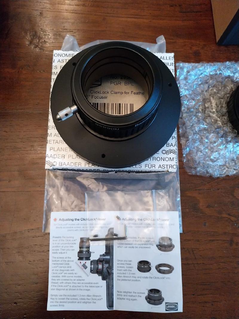 2" ClickLock 4.1" (104mm) pour focuser Feathertouch 3.5" (TEC-OS) NOUVEAU 2" ClickLock 4.1" (104mm) pour focuser Feathertouch 3.5" (TEC-OS) NOUVEAU