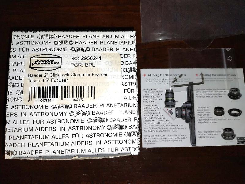 2" ClickLock 4.1" (104mm) pour focuser Feathertouch 3.5" (TEC-OS) NOUVEAU 2" ClickLock 4.1" (104mm) pour focuser Feathertouch 3.5" (TEC-OS) NOUVEAU