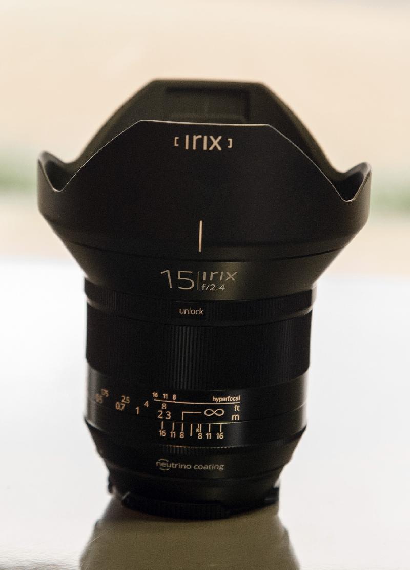 Objectif Irix Blackstone 15 mm à f/2.4 Objectif Irix Blackstone 15 mm à f/2.4