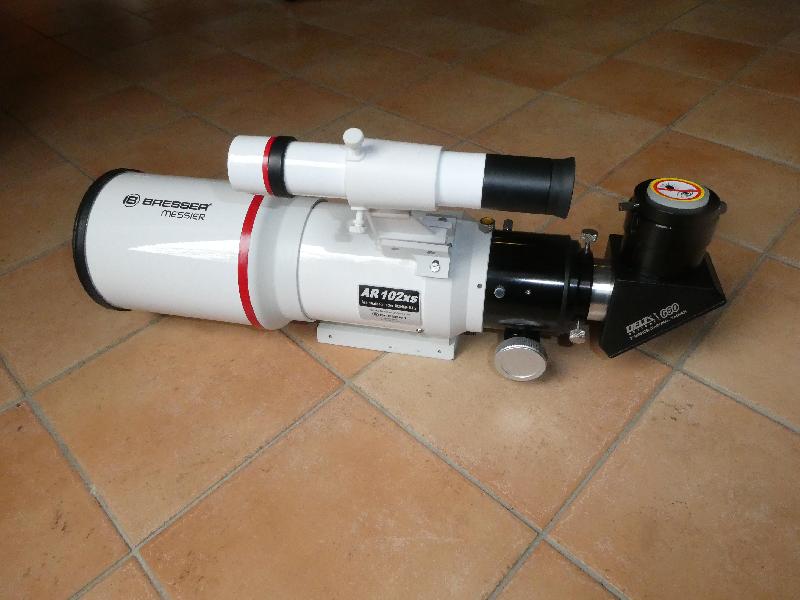 (FAIRE OFFRE DE PRIX) lunette achromatique Bresser 102xs/460 (FAIRE OFFRE DE PRIX) lunette achromatique Bresser 102xs/460