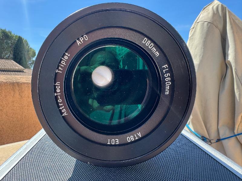 Lunette Astrotech triplet AT80 EDT+DO+ correcteur