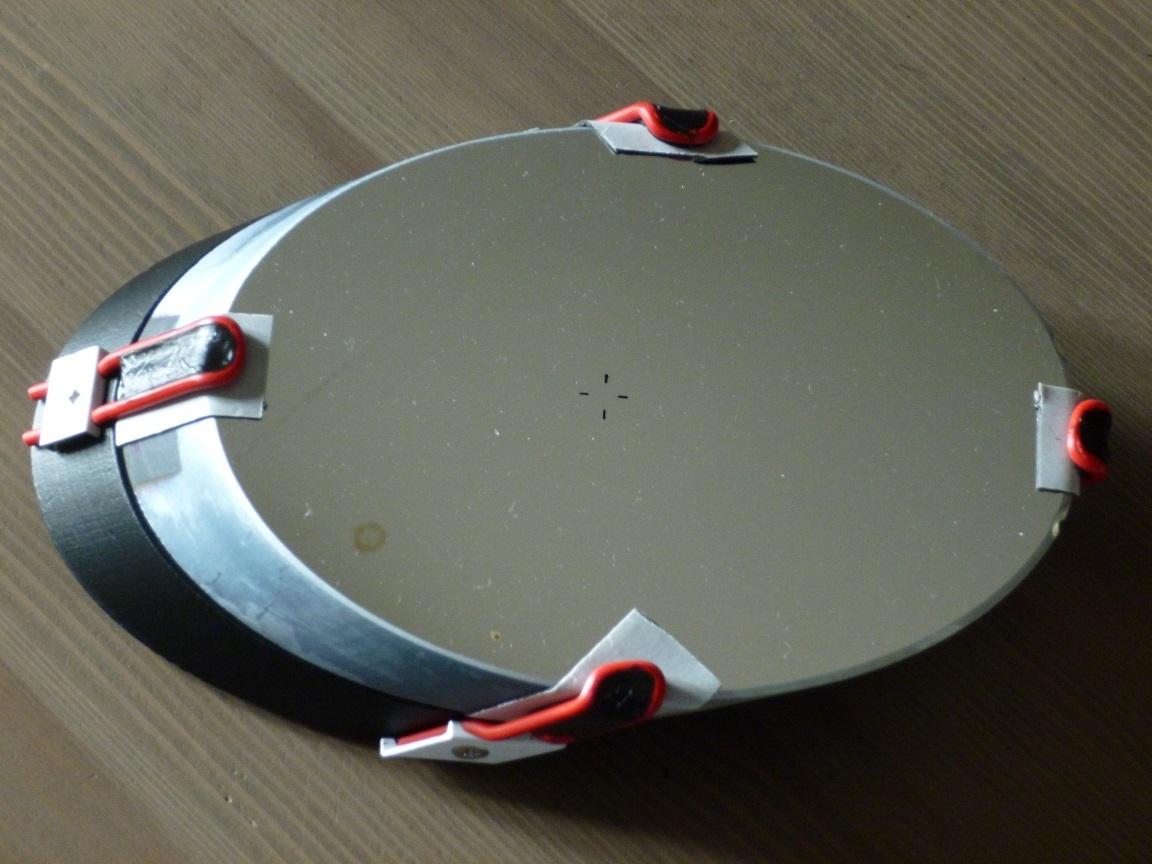 Miroir plan (secondaire) de 122mm Miroir plan (secondaire) de 122mm