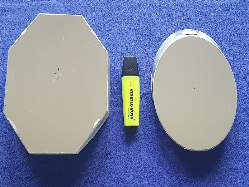 Miroirs plans (secondaire) de 122 et 140mm