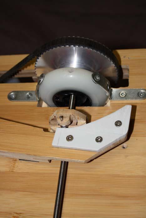 Gros plan sur la came correctrice