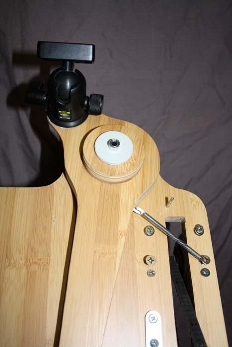 Axe polaire de la planchette &eacute;quatoriale