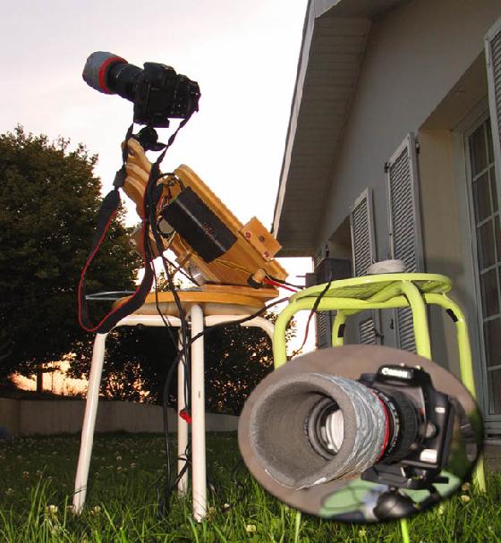 Planchette &eacute;quatoriale &agrave; came correctrice en place