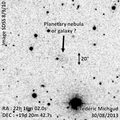 Nébuleuse planétaire ou galaxie ?