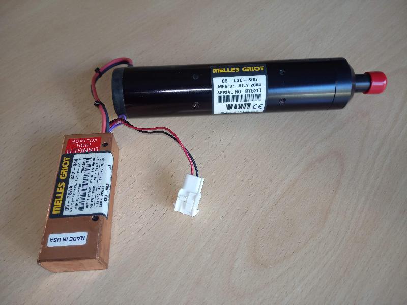 Laser Melles Griot 05 - LSC - 805 Laser Melles Griot 05 - LSC - 805