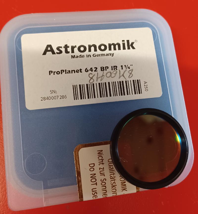 Filtre Astronomik ProPlanet 642nm BP 1.25"