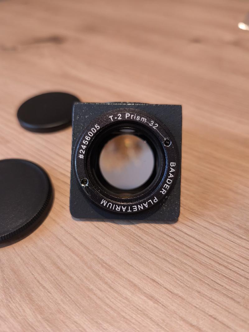 Diagonale à prisme T-2 avec prisme de 32 mm