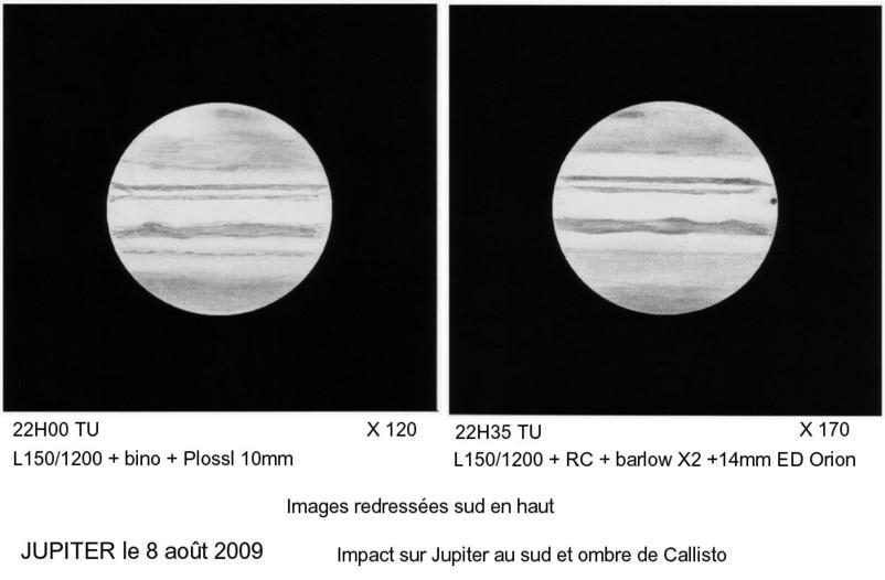 2009 impact sur jupiter