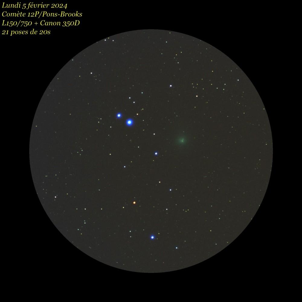 Comète 12P Pons Brooks