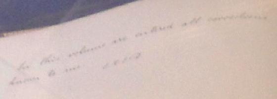 Détail page gauche Détail page gauche