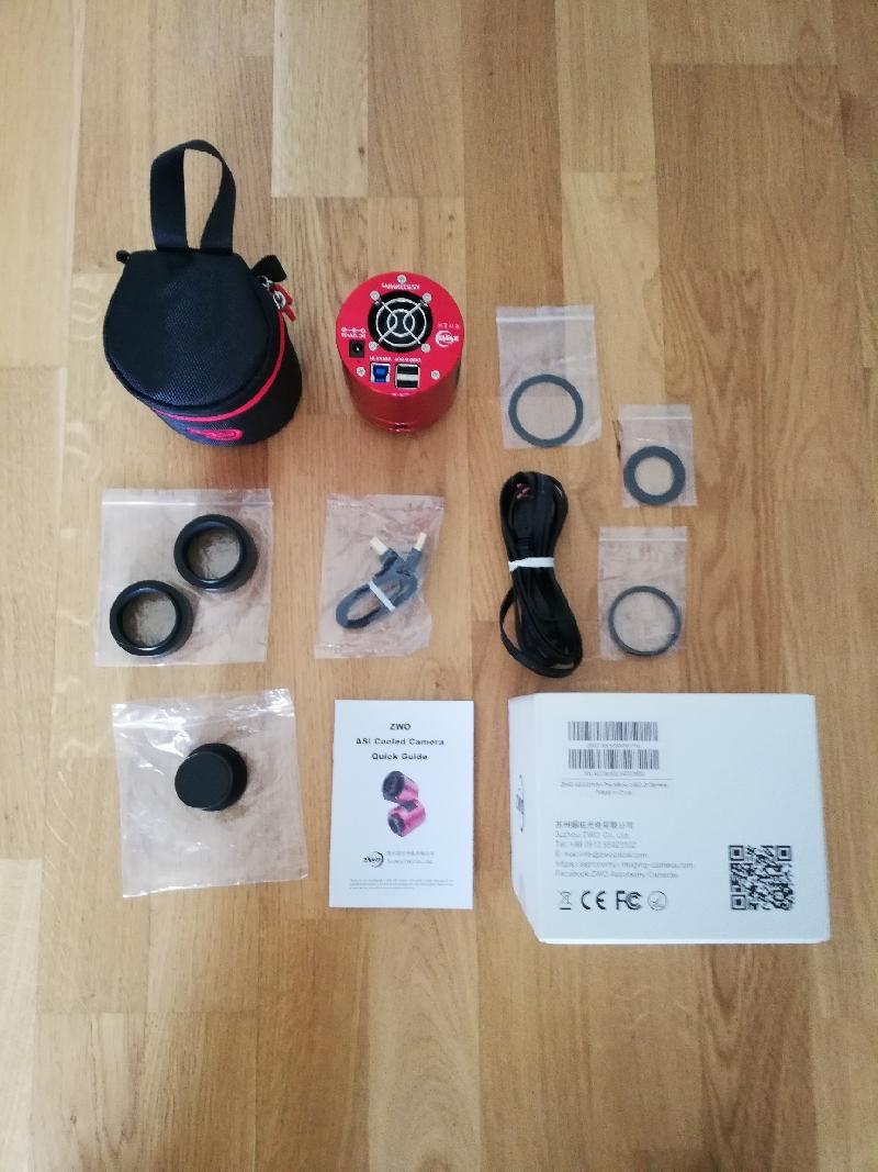 ZWO ASI 533MM / roue à filtre 8 x 31/75 ZWO ASI 533MM / roue à filtre 8 x 31/75