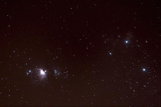 Grand Champ sur la constellation d'Orion