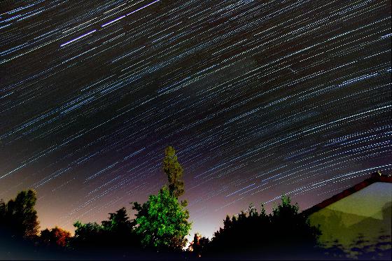Filés d'étoiles avec VL