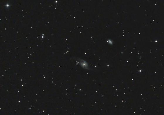 Arp 214, les galaxies en interaction