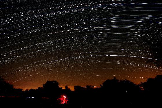 Filé d'étoiles dans les Causses du Quercy
