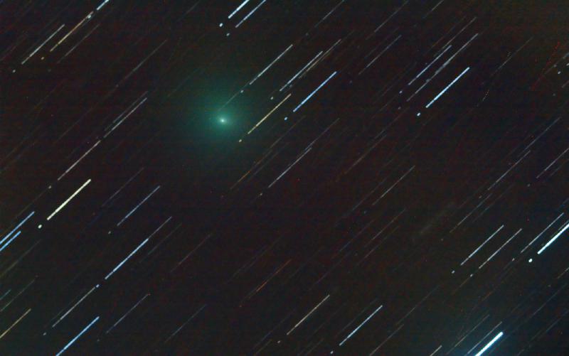 Une comète dans la Casserole (sur la comète)