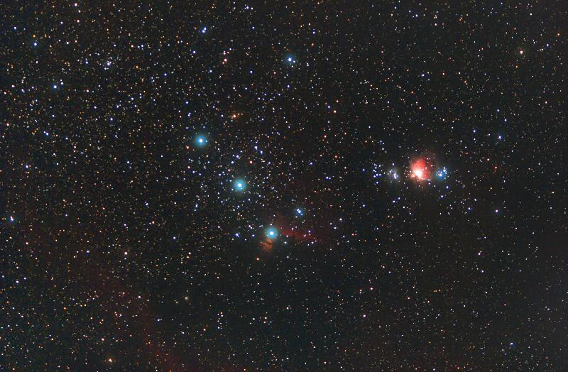 Courte fenêtre pour Orion
