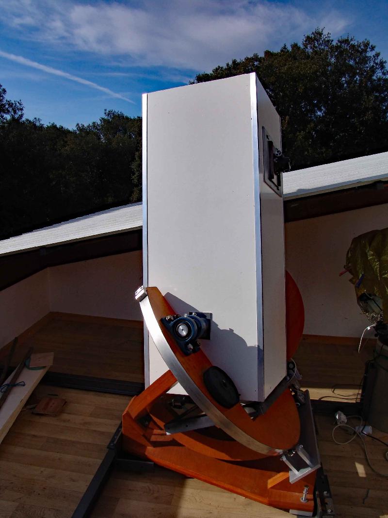 monture fer à cheval+MCMT32+miroir 445 avec secondaire de 150