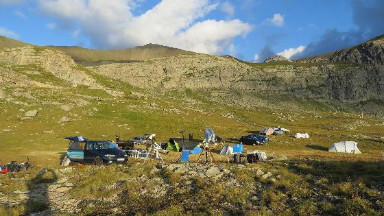 Campement aux prairies du Restefond