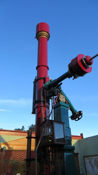 la lunette de 233mm de l'observatoire de l'Alifant