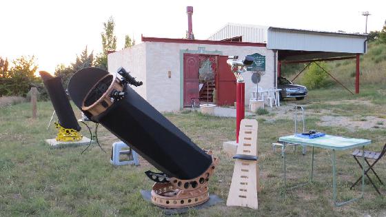 Le T406 à l'observatoire de l'Alifant