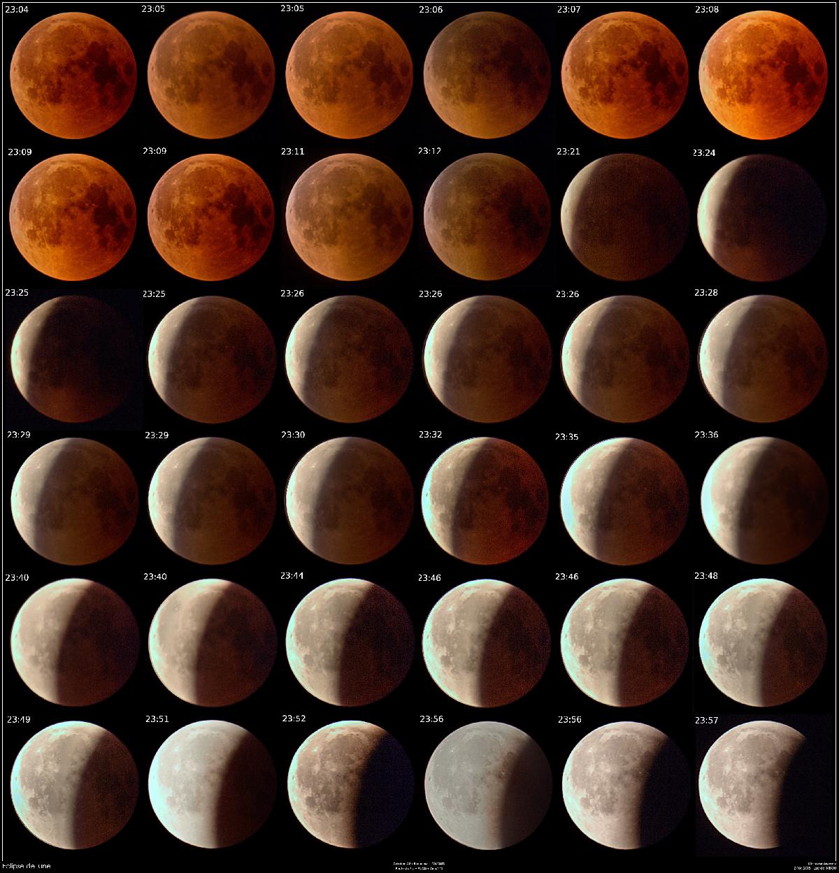 Eclipse de lune du 27 juillet 2018 Eclipse de lune du 27 juillet 2018
