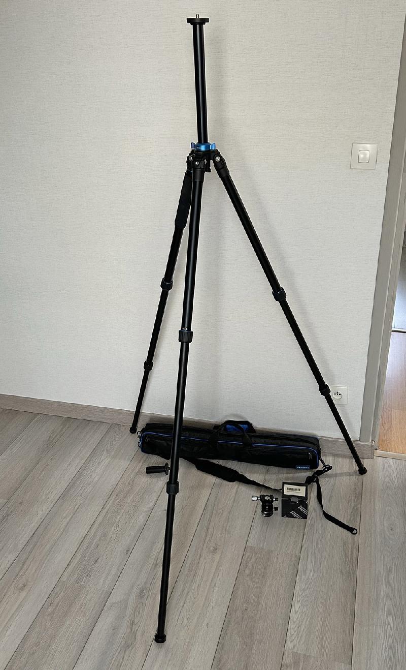 Vds trepied BENRO TMA27A Mach 3 Aluminium 2 + Koolehaoda E2 + H2 Tête de Trépied Vds trepied BENRO TMA27A Mach 3 Aluminium 2 + Koolehaoda E2 + H2 Tête de Trépied