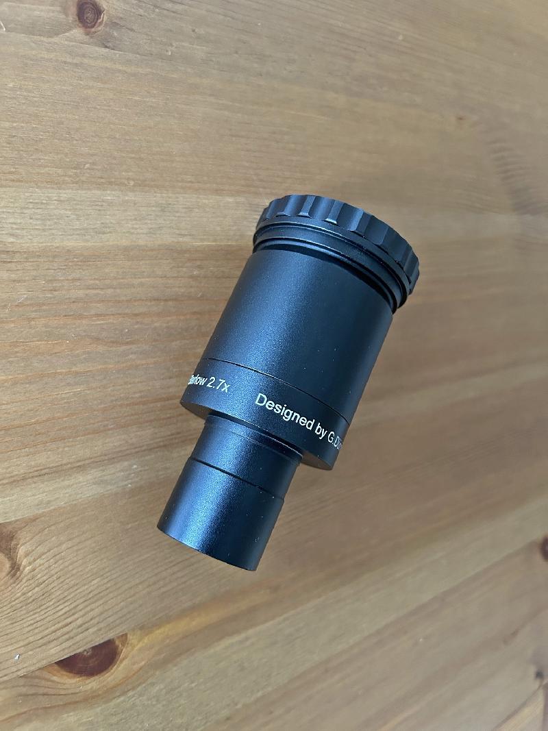 APM Adapteur visuel M42 et31,75mm pour lentilles barlow APM Comacorr ED 2,7X