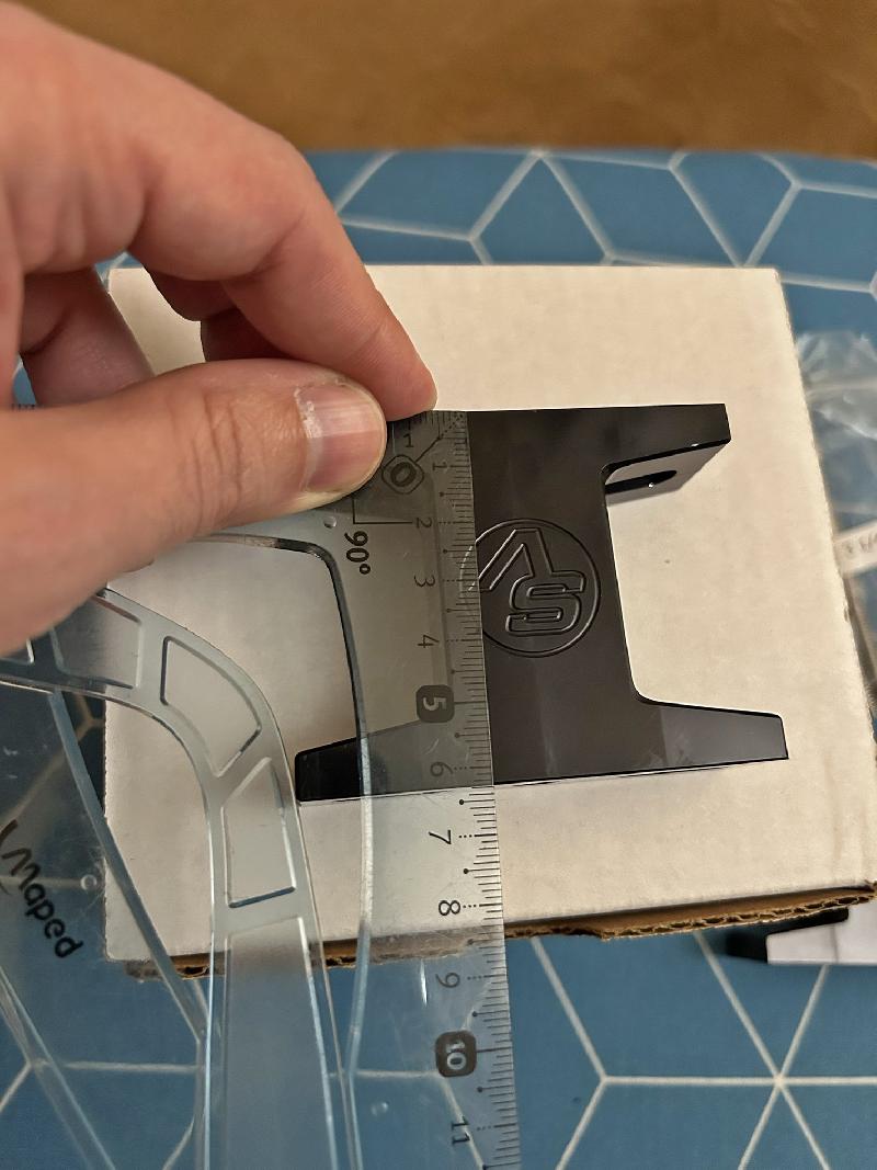 Riser 63mm de hauteur pour vis M6 ou ¼, 100g seulement