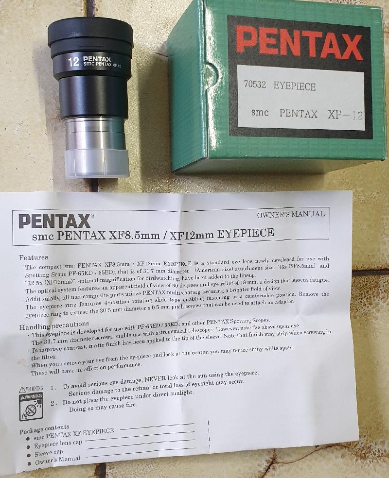 PENTAX SMC XF 12mm 1,25’’