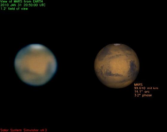 Mars du 31 janvier 2010