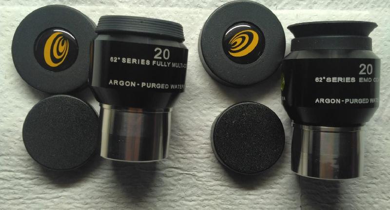 Paire de 20mm Ar EXPLORE SCIENTIFIC 62° LER-2