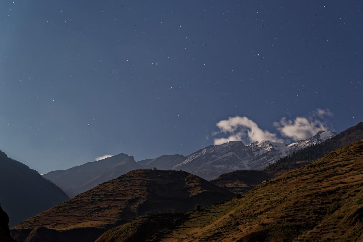 Clair de lune au Dolpo, Népal
