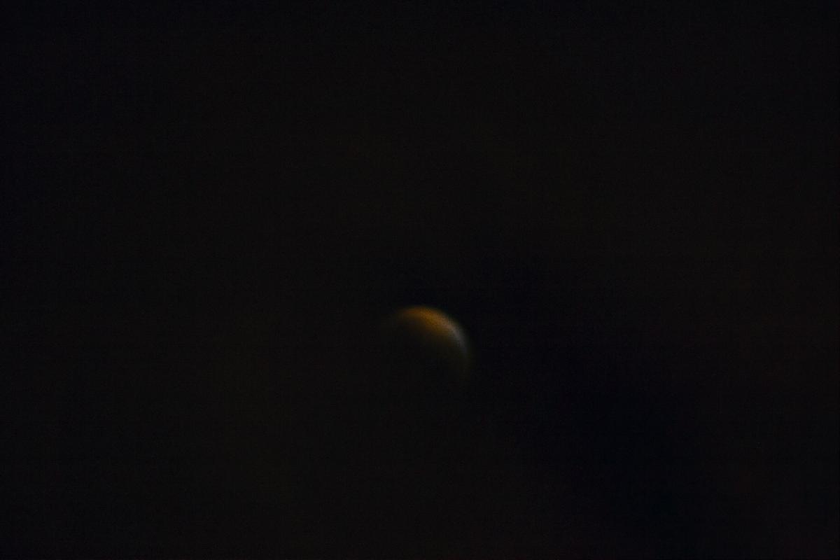 La Super Lune de Sang 2019… noyée dans les nuages