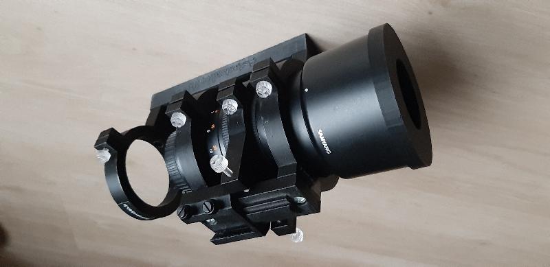 Samyang 135 mm + support + accessoires