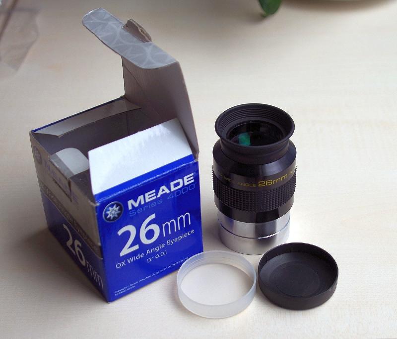 oculaire Meade QX 26mm, 2", champ 70° 