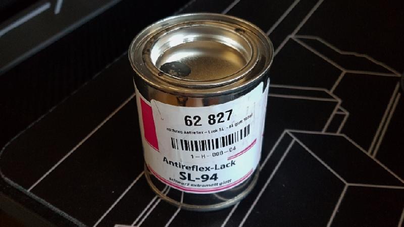 Peinture noire ultra-flat lisse 100ml