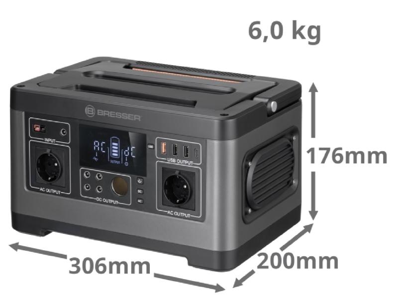 Source d’Alimentation mobile BRESSER 500 W