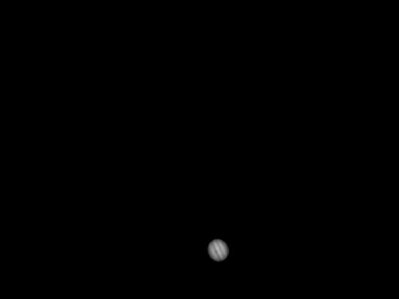Ma premi&egrave;re jupiter (N&B)