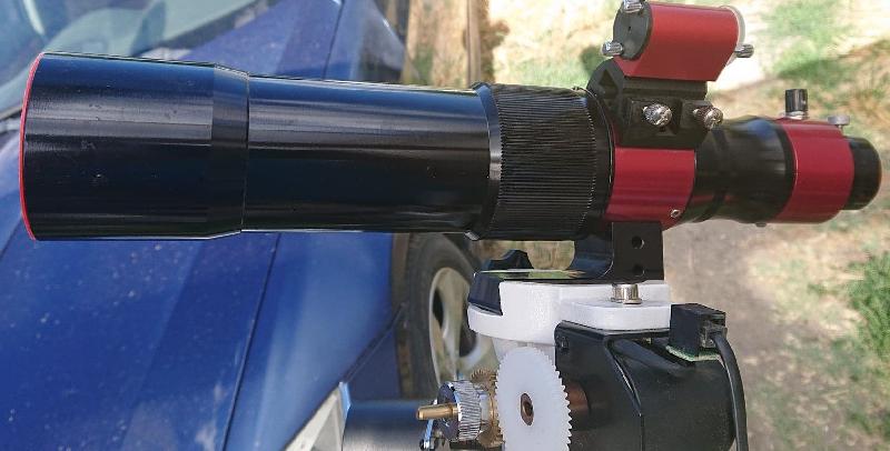 lunette solaire h-alpha daystar 60 solarscout sur eq3-2