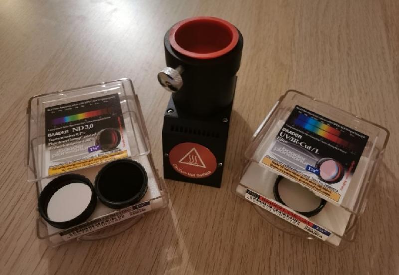 Helioscope lunt 1.25 plus filtres IR-cut, continuum... Helioscope lunt 1.25 plus filtres IR-cut, continuum...