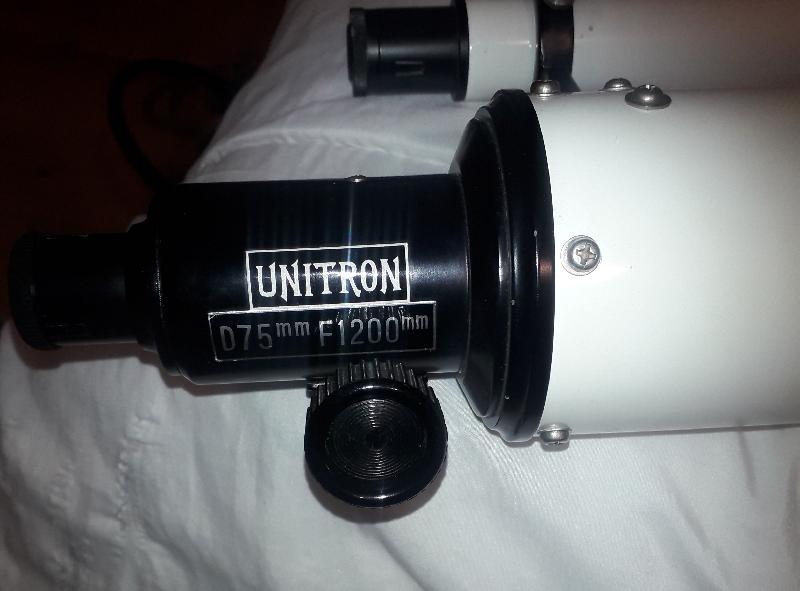 Lunette vintage  unitron polarex 75mm/ 1200mm 